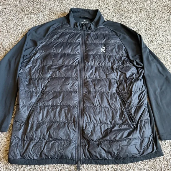G/Fore Golf Hybrid Puffer Jacket Mens XXL Black Full Zip - Picture 3 of 7